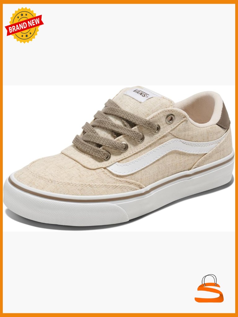 Low Top Lace Up Sneakers With Classic Sidestripe - Vulcanized Construction